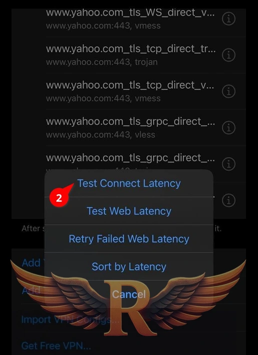 نحوه اتصال Fair VPN در آیفون