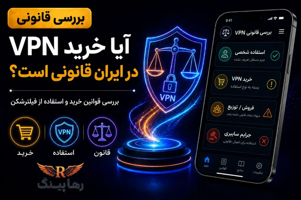 آیا خرید VPN در ایران قانونی است؟ بررسی قوانین خرید و استفاده از فیلترشکن